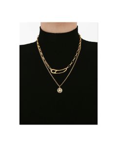 Smiley Face Necklace Female Niche Design Sense Fashion Pendant Trendy Ornaments