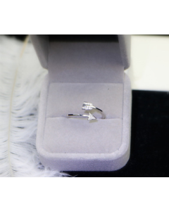 hot new arrow light plate ring simple adjustable female tail ring jewelry