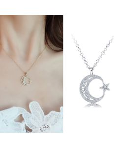 Star Moon Clavicle Chain