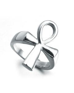 Hollow Cross Ring