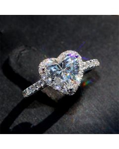 Fashion Personality Love Heart Ring For Women