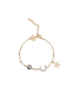 Ladies Star Moon Bracelet