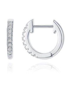 Earrings Temperament Female Korean Super Flash Single Row Diamond Earrings