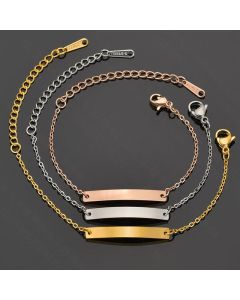 English Name Bracelet Personalized Titanium Steel Handwear