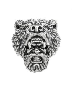 Popular Viking Celtic Bear Head Ring