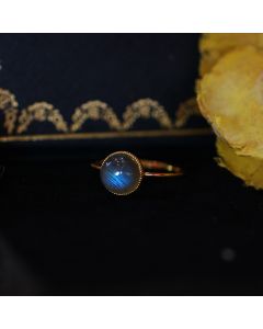 S925 Pure Silver Natural Gem Ring For Women
