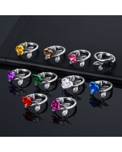 Alloy Personality Plant Ladies Rose Ring