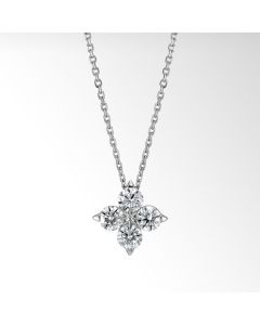 Star Flower Diamond Pendant