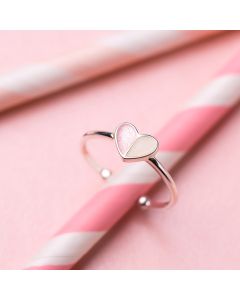 Heart Shaped Ring Sweet And Cute Index Finger