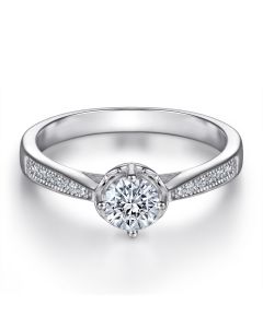 Sterling Silver Ring Female Fashion Personality Korean Version