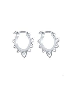 S925 Sterling Silver Personalized Hollow Pattern Earrings