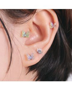 Special Design Of Butterfly Earrings Beside Ears