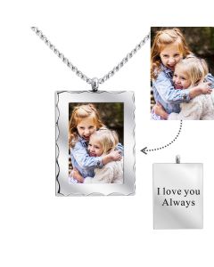 Personalized Gift Customized Photo Frame Necklace