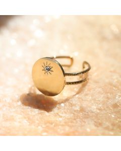  New Stainless Steel Ring Sun Ring