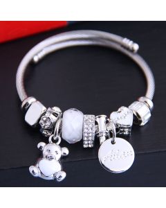 European And American Stainless Steel Bracelet Manual Beading