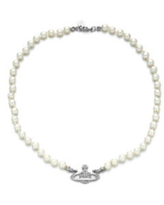 Cool personality crystal Saturn Chain Necklace