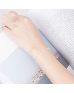 Simple Fashion Silver Plated Snake Bone Chain