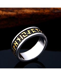 Retro Personality Simple Men's Stainless Steel Ring