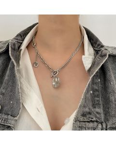 Fashion Pendant Net Red Cold Wind Necklace Clavicle Chain