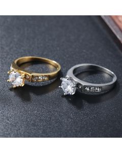 Affectionate Love Wedding Token Titanium Steel Ring