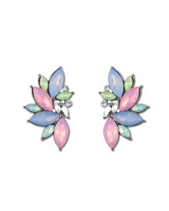 Women's Fashion Personality Alloy With Diamonds Multi-layer Earrings