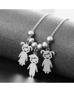 Stainless Steel Boy And Girl Villain Doll