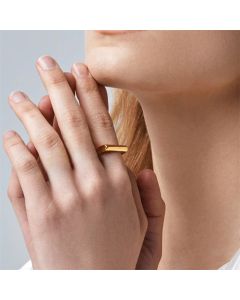 Smooth Punk Hip Hop Stainless Steel Ring
