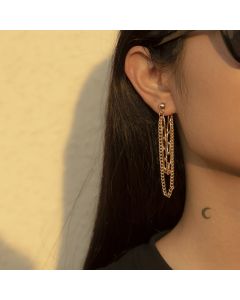 Hip Hop Punk Metal Chain Hipster Earrings