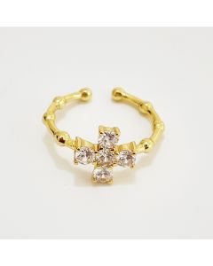 Golden Ring Simple Wild INS Net Celebrity Niche Ring