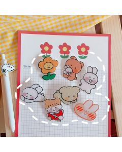 Shy Rabbit Cute Cartoon Acrylic Badge