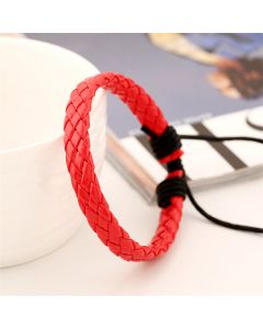 Korean Jewelry PU Braided Bracelet