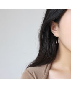 U-shaped S925 Sterling Silver Earrings