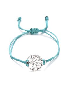 Hand-woven Red Rope Tree of Life Bracelet