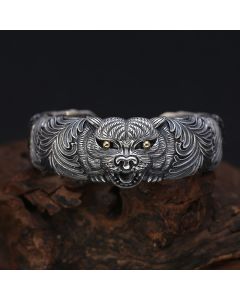 Domineering Personality Retro Tiger Head Bracelet