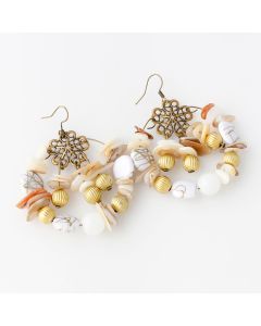 Bohemian style handmade beaded colorful Earrings