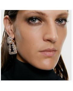 Colorful diamond earrings