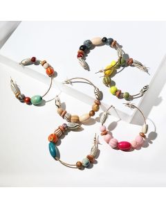 Colored wooden studs