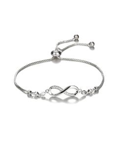 Micro-inlaid Zircon 8 Word Bracelet