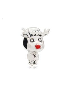 S925 silver bracelet reindeer beaded