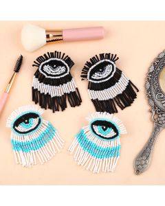 Hand-woven rice beads ears