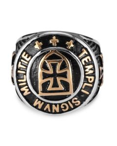 Retro Trend Cross Men'S Domineering Letter Ring