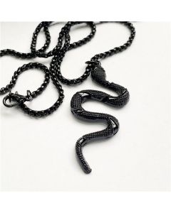 New Snake-shaped Thick Chain Element Necklace