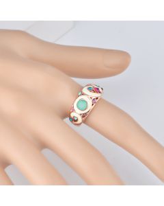 Bohemia Small  Oil Drop Diamond Ring
