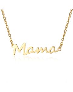 Stainless steel letter necklace