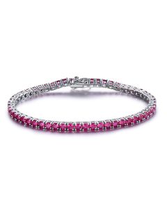 Gemstone Girls Fashion Simple Bright Silver Bracelet