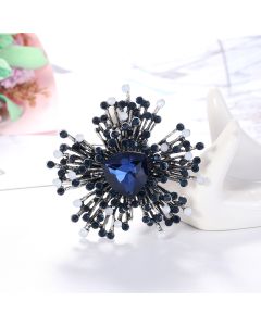 Alloy Diamond Irregular Glass Corsage