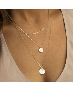 Geometric round pendant