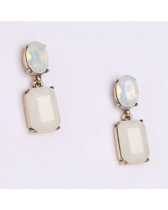 High-grade Alloy Glass Drill Earrings Classic Earrings Ten Colors To Choose From