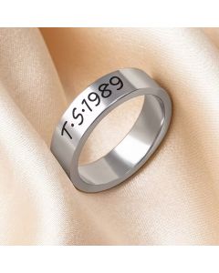 1989 Stainless Steel Women's Ring