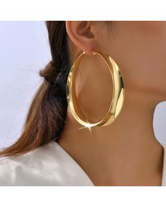 European And American Style Simple Personality Exaggerated Glossy Ear Ring